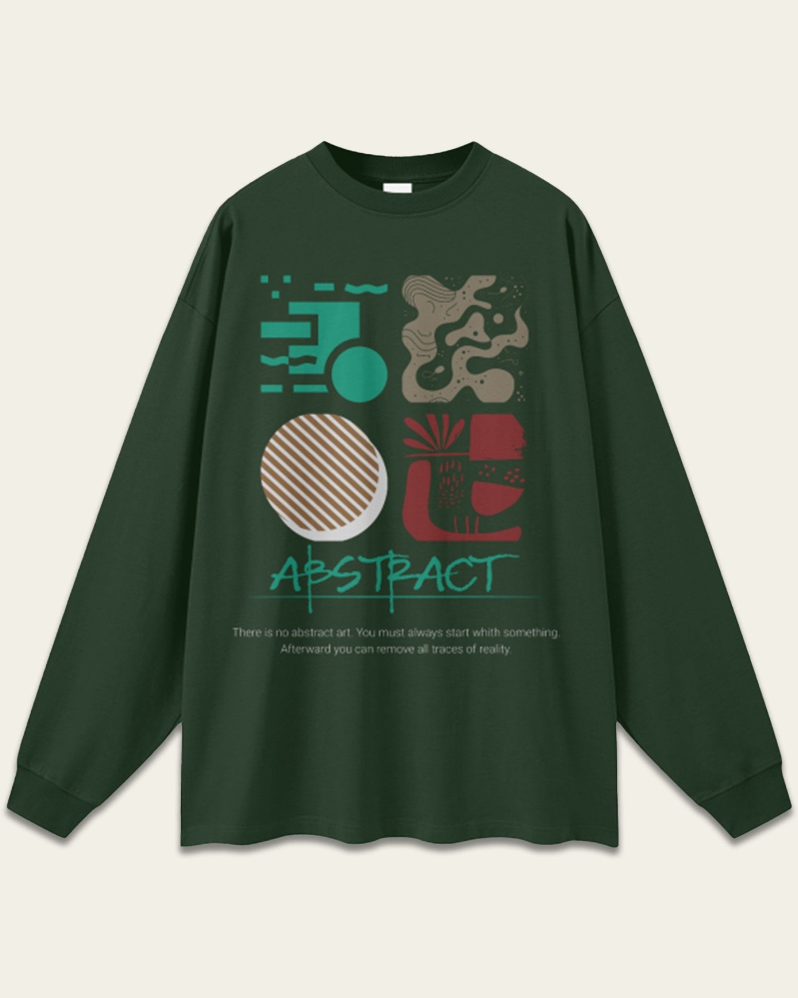 Abstract Streetwear FOG Cotton Long Sleeve Tee - Hanggerrz