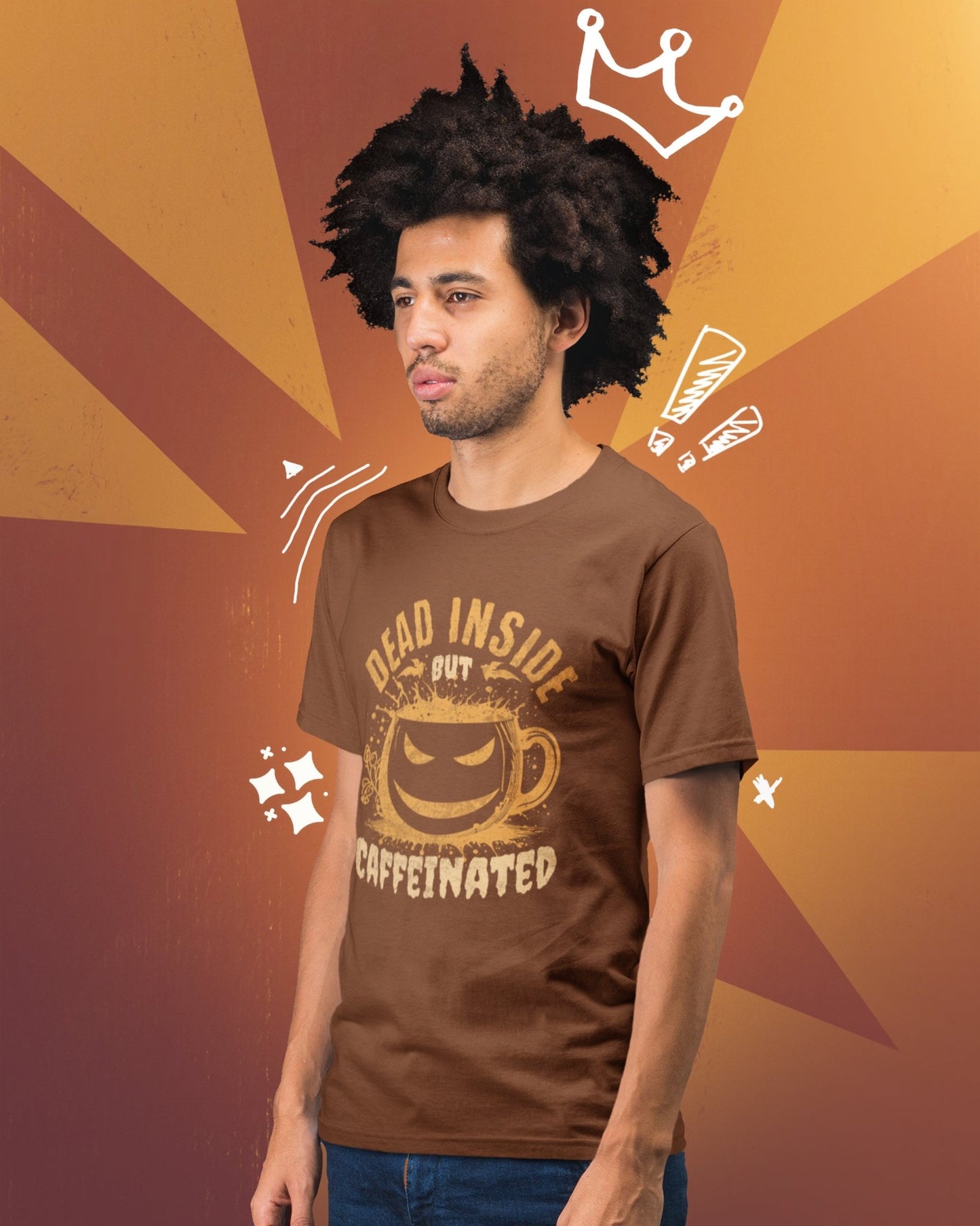 Caffeinated Classic T-Shirt - Hanggerrz