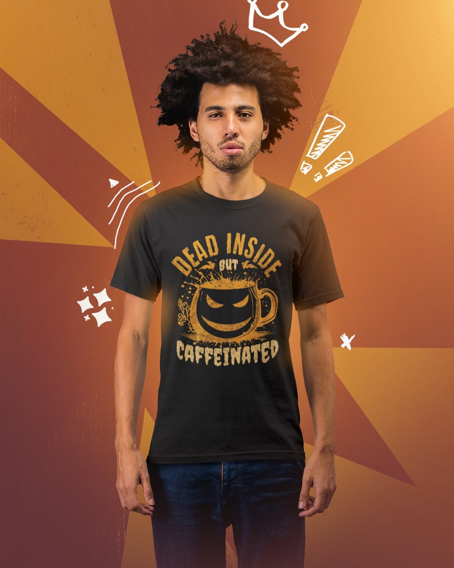 Caffeinated Classic T-Shirt - Hanggerrz