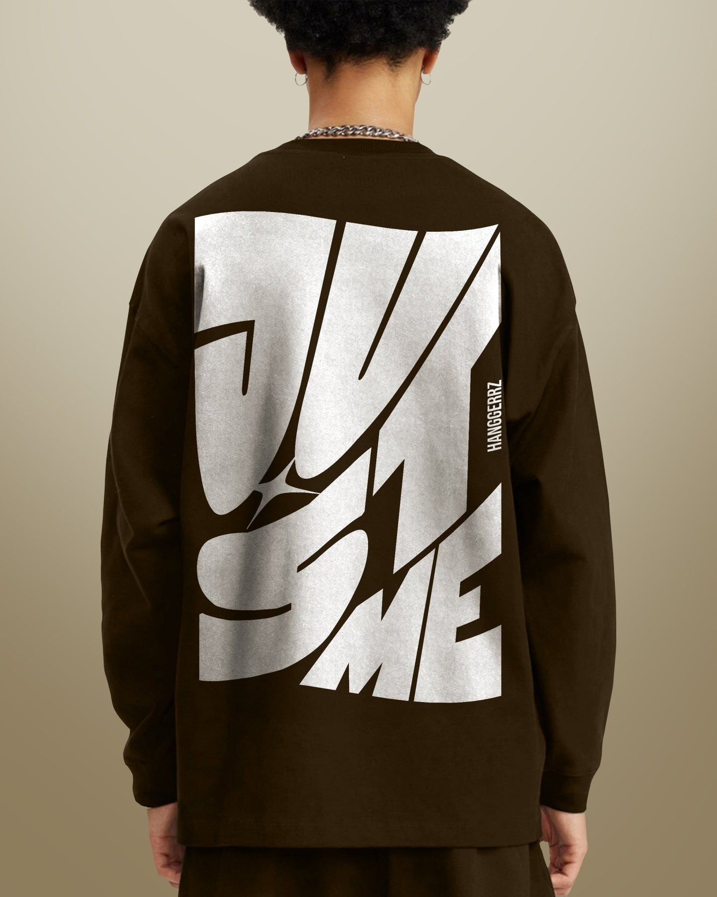 Just Me Streetwear FOG Cotton Long Sleeve Tee - Hanggerrz