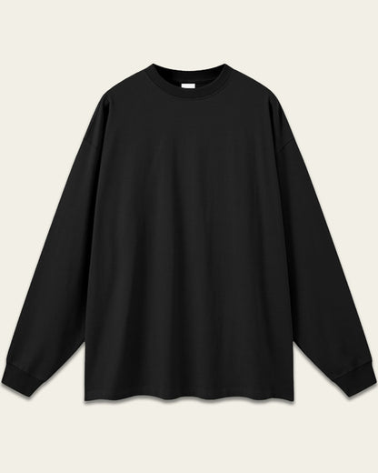 Just Me Streetwear FOG Cotton Long Sleeve Tee - Hanggerrz