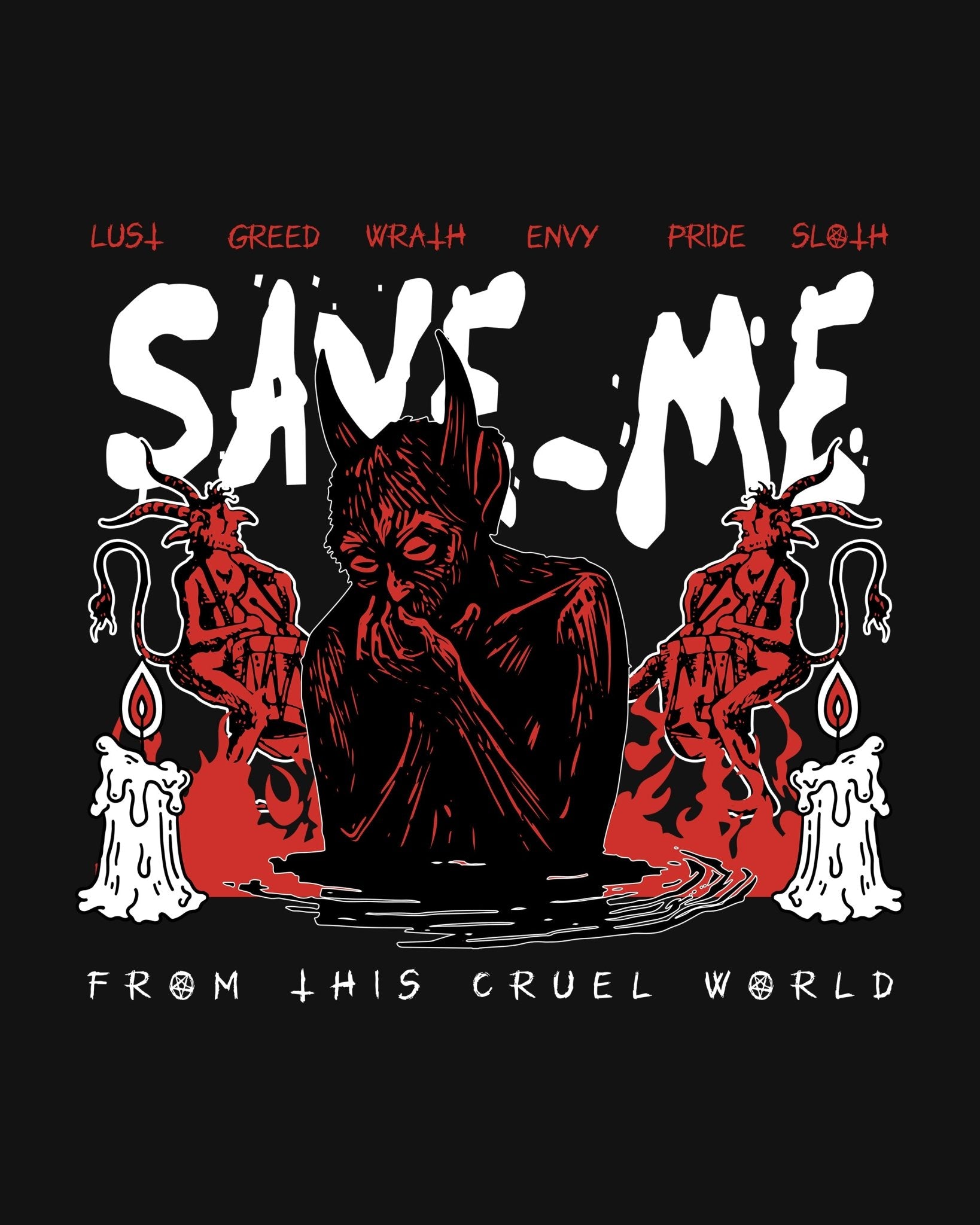 Save Me Oversized Sweatshirt - Hanggerrz